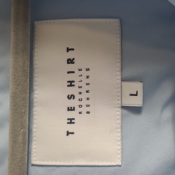 The Shirt Light Blue Button-Up Dress Size L - Picture 5 of 11